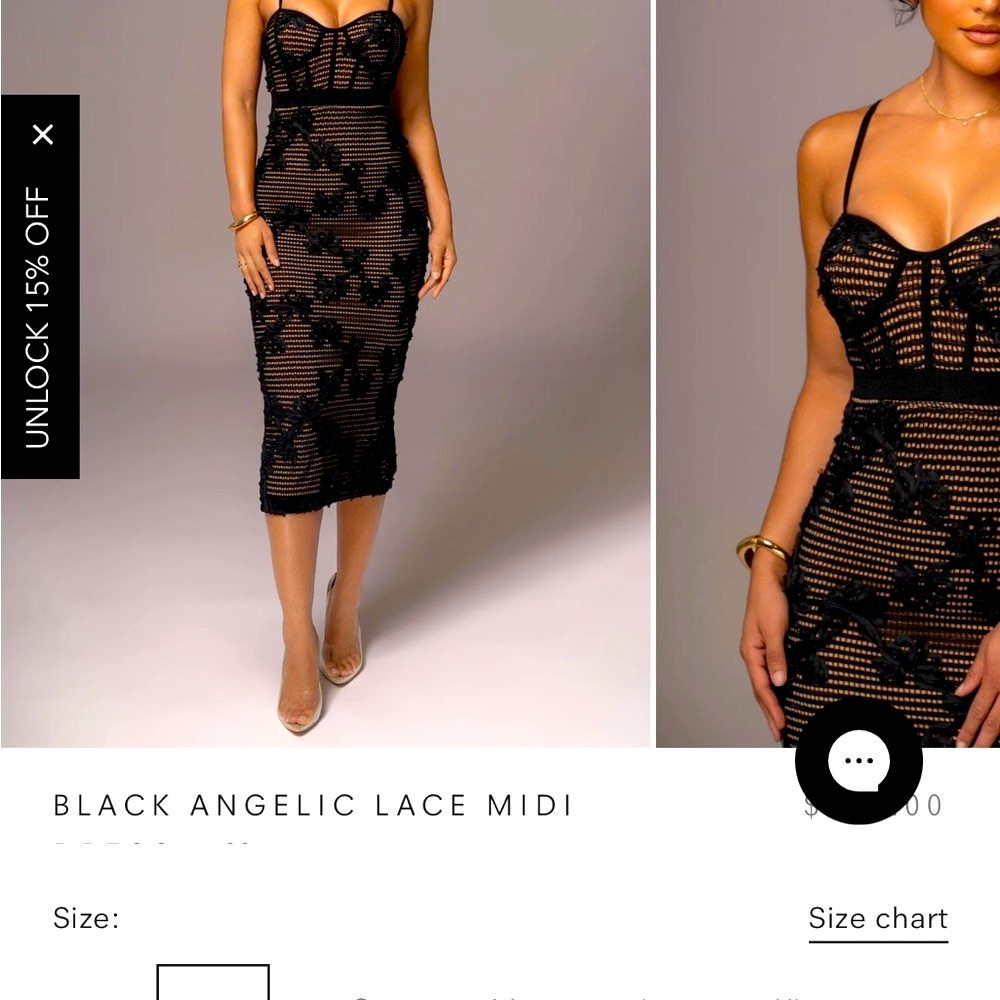 Elegant Black Lace Dress